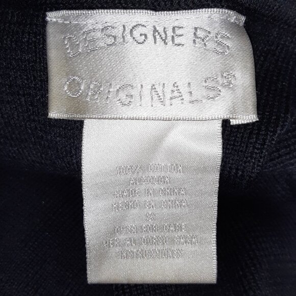 Set Vintage 1990's Y2K * Black Sleeveless Turtleneck & Long Floral Skirt * Sm 4 - Picture 8 of 10